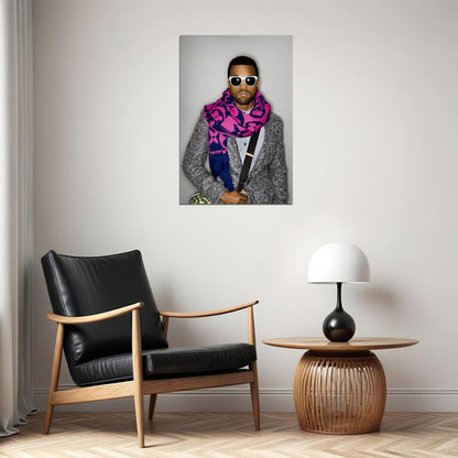 Kanye West Hip Hop Rap Music Bear Singer Model Poster Wall Art Print Home Wall Decor - xonomax