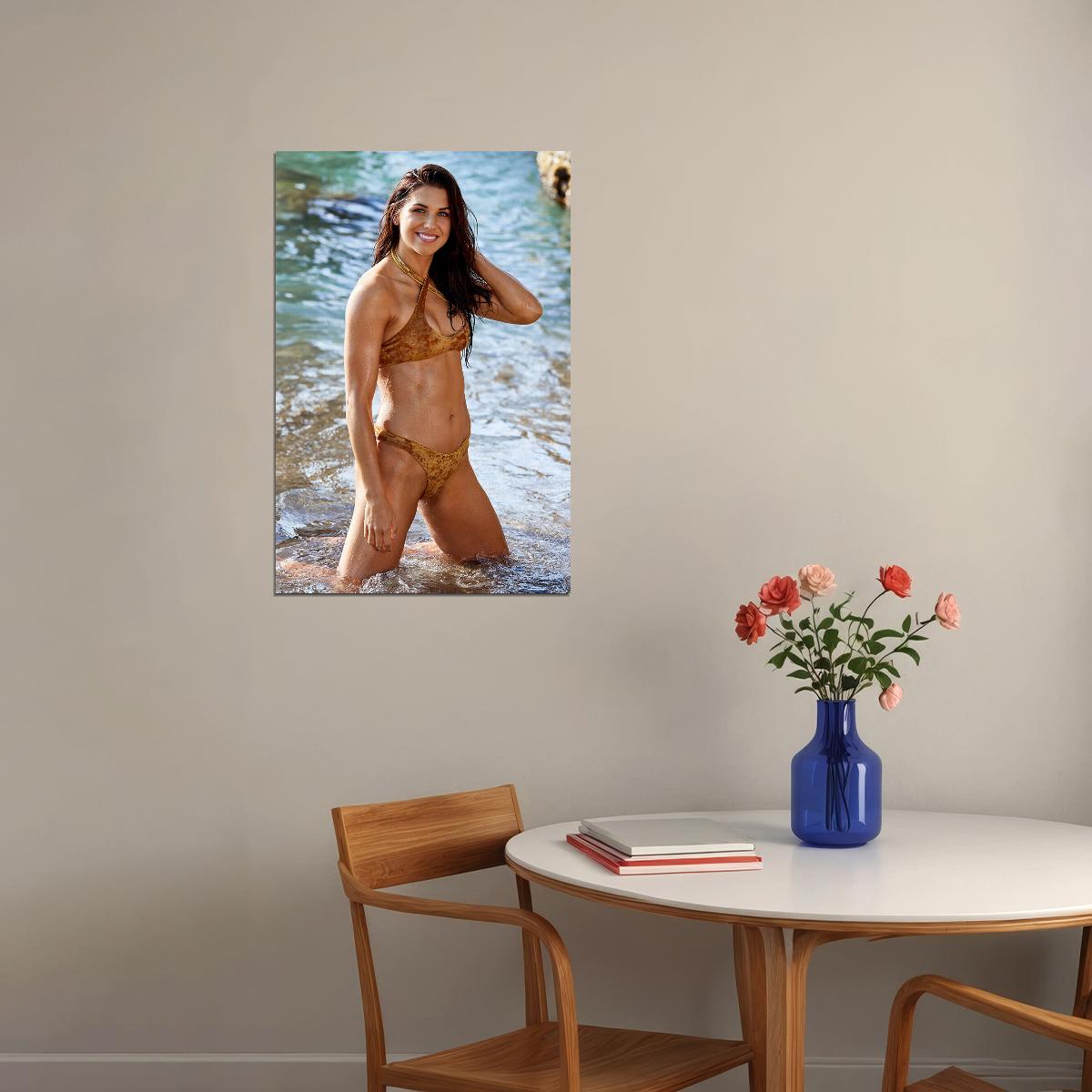 Alex Morgan Soccer Star Sport Attractive Poster Wall Art Print Home Wall Decor - xonomax