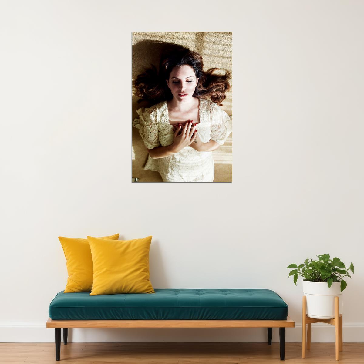 Singer Lana Del Rey Hd Music Songwriter Poetrist Poster Wall Art Print Home Wall Decor - xonomax