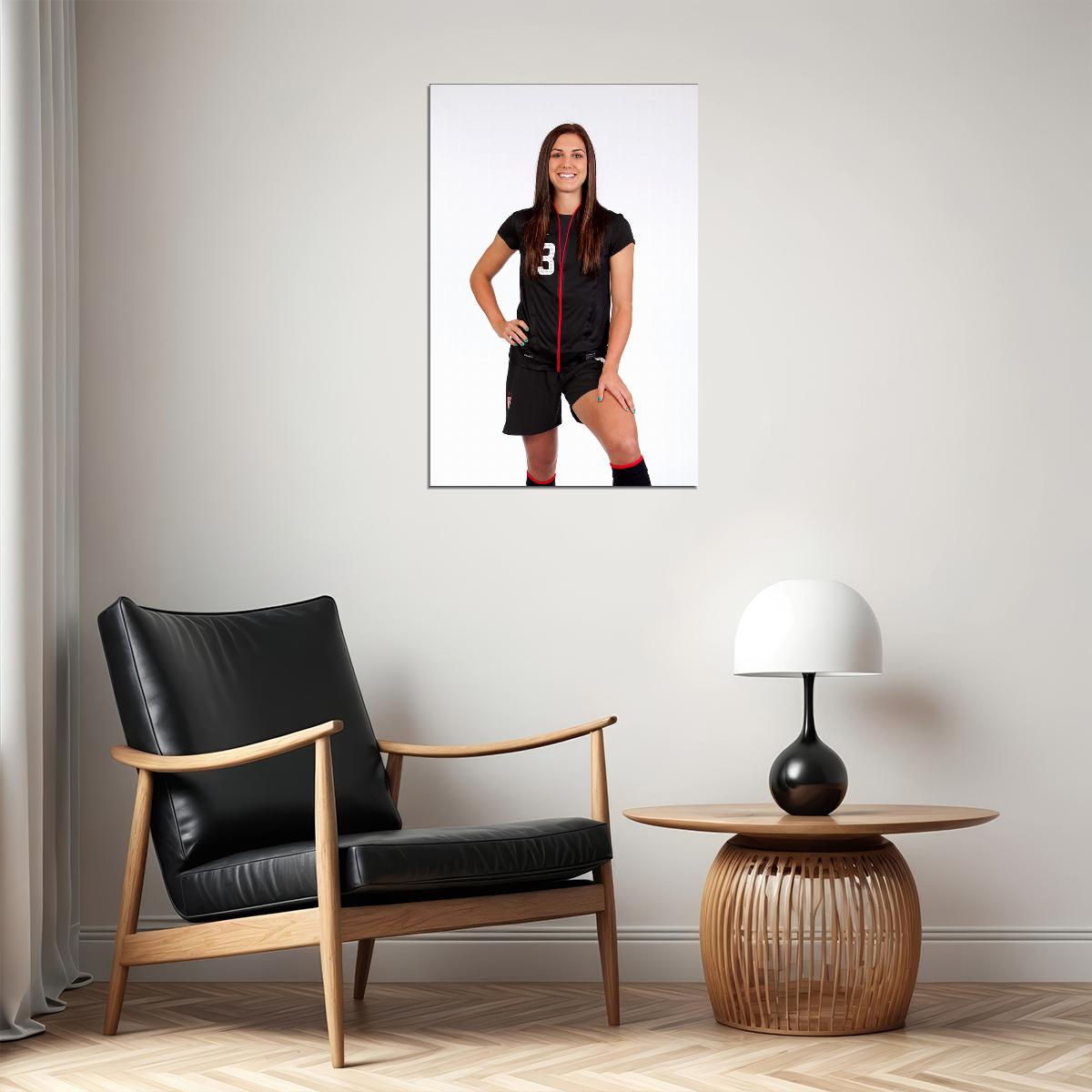 Alex Morgan Soccer Star Sport Beautiful Atlethe Poster Wall Art Print Home Wall Decor - xonomax