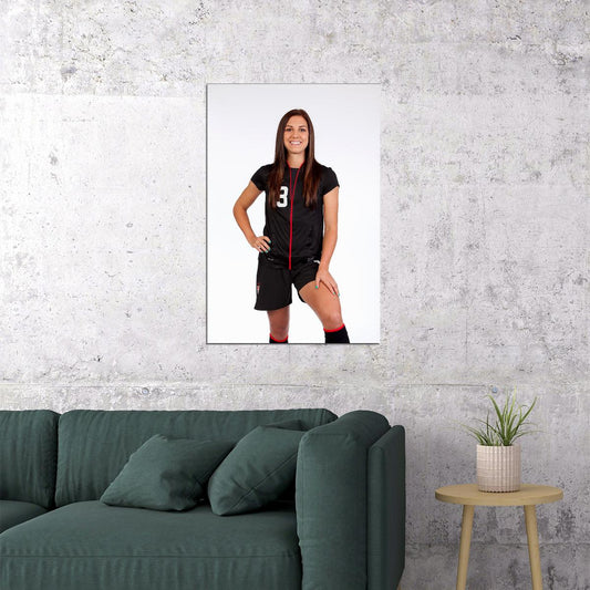 Alex Morgan Soccer Star Sport Beautiful Atlethe Poster Wall Art Print Home Wall Decor - xonomax