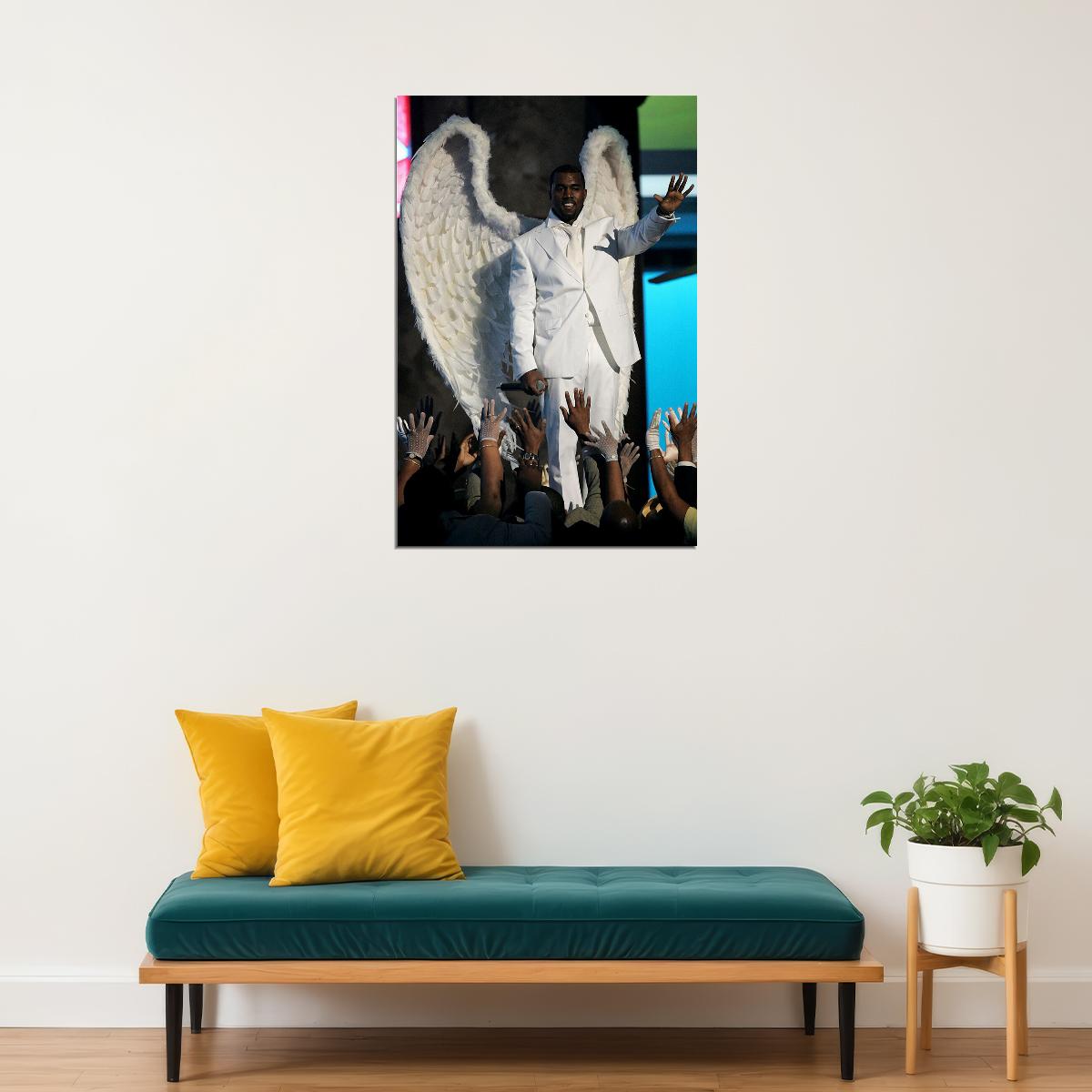 Kanye West Tour Grammy Rap Hip Hop Fashion Designer Poster Wall Art Print Home Wall Decor - xonomax