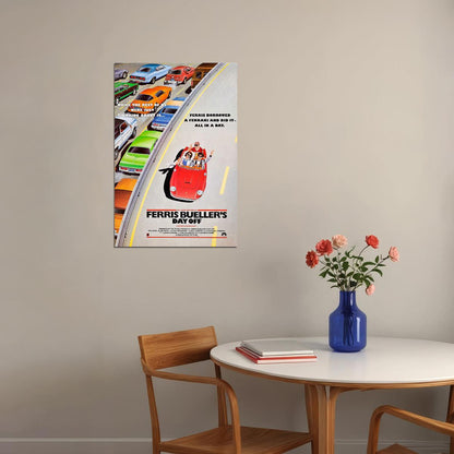 Ferris Bueller's Day Off John Hughes Movie Poster Wall Art Print Home Wall Decor - xonomax