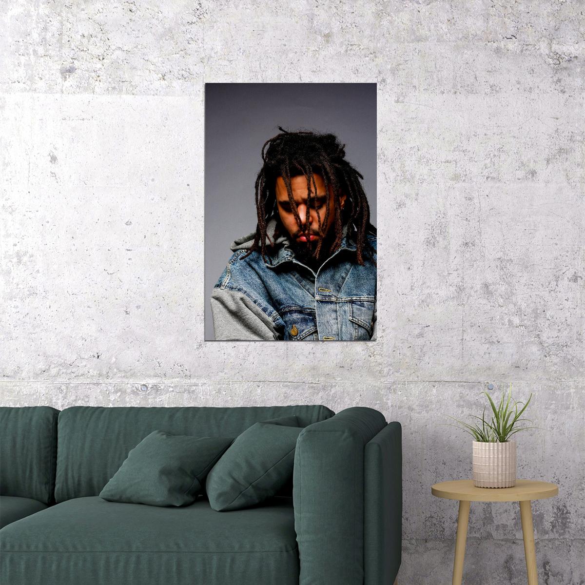 J Cole Rapper Hip Hop Artist Music Singer Poster Wall Art Print Home Wall Decor - xonomax