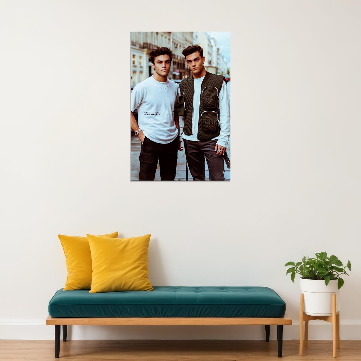 Dolan Twins Celebrity Comedians Poster Wall Art Print Home Wall Decor - xonomax