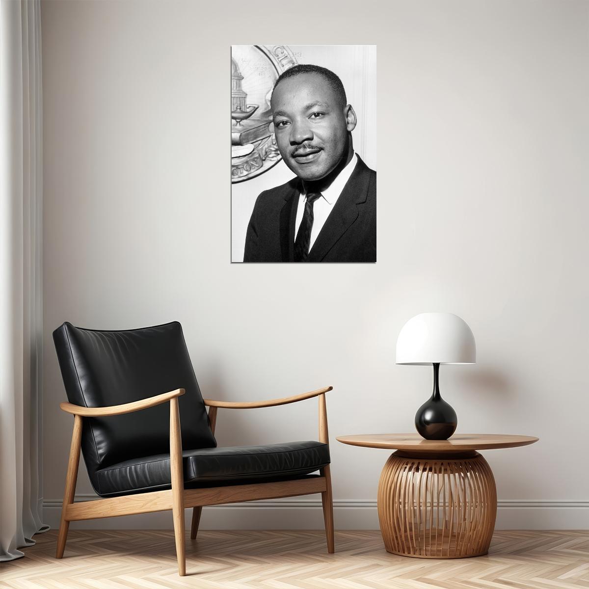 Martin Luther King Jr Sociologist Baptizer Poster Wall Art Print Home Wall Decor - xonomax
