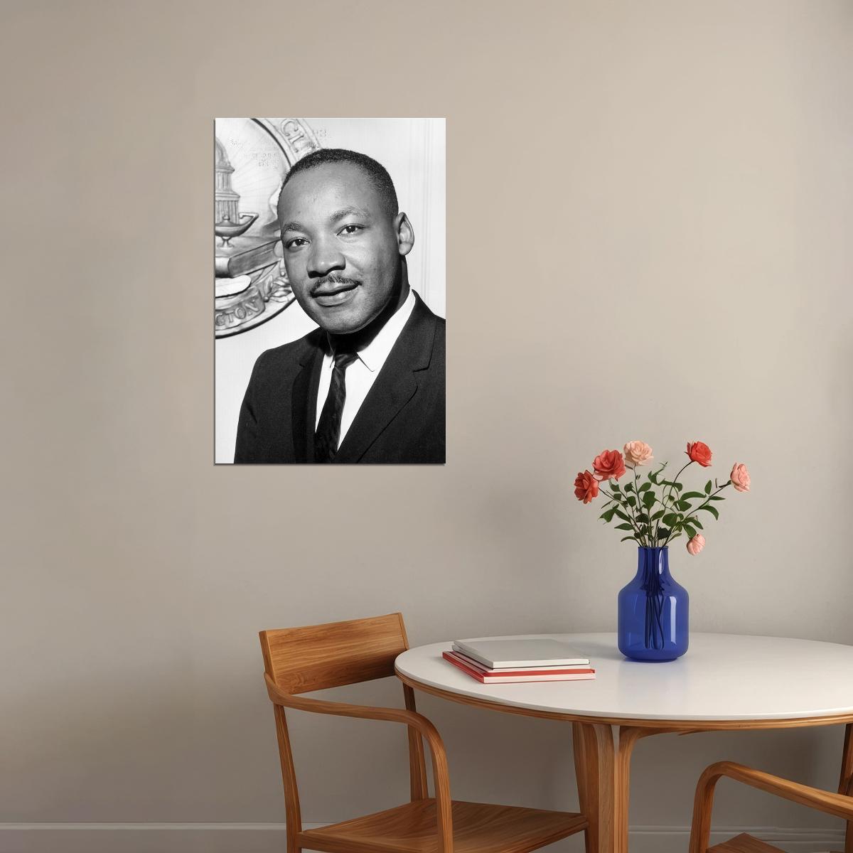 Martin Luther King Jr Sociologist Baptizer Poster Wall Art Print Home Wall Decor - xonomax