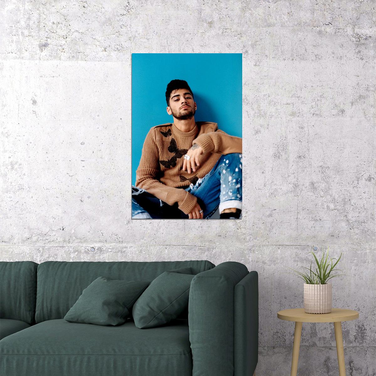 Zayn Malik Top Music Songwriter Artist Poster Wall Art Print Home Wall Decor - xonomax