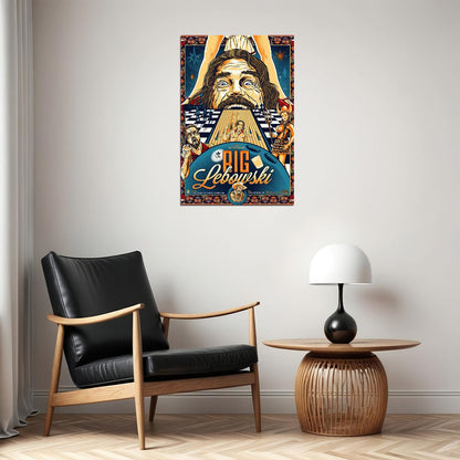 The Big Lebowski 1998 Classic Movie Comedy Poster Wall Art Print Home Wall Decor - xonomax