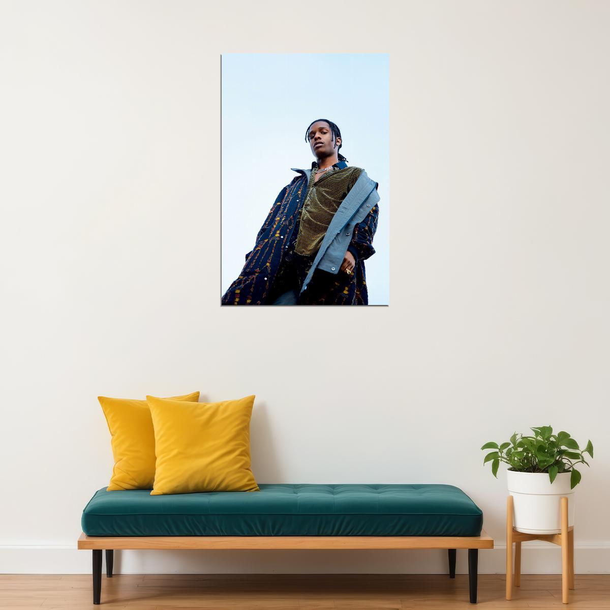 Asap Rocky Rap Music Singer Rapper Artist Poster Wall Art Print Home Wall Decor - xonomax