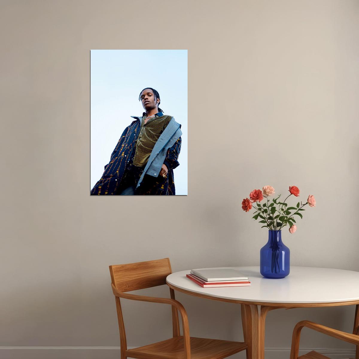 Asap Rocky Rap Music Singer Rapper Artist Poster Wall Art Print Home Wall Decor - xonomax