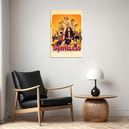 Shameless Movie Season 6 Tv Show Comedy Drama Poster Wall Art Print Home Wall Decor - xonomax