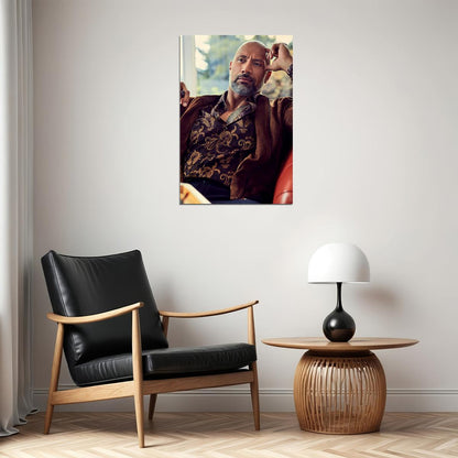 Dwayne Johnson The Rock Actor Poster Wall Art Print Home Wall Decor - xonomax