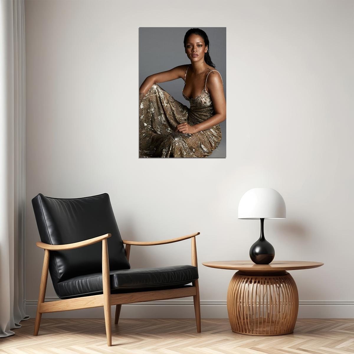 Rihanna Sexy Girl Music Rap Singer Fashion Designer Poster Wall Art Print Home Wall Decor - xonomax