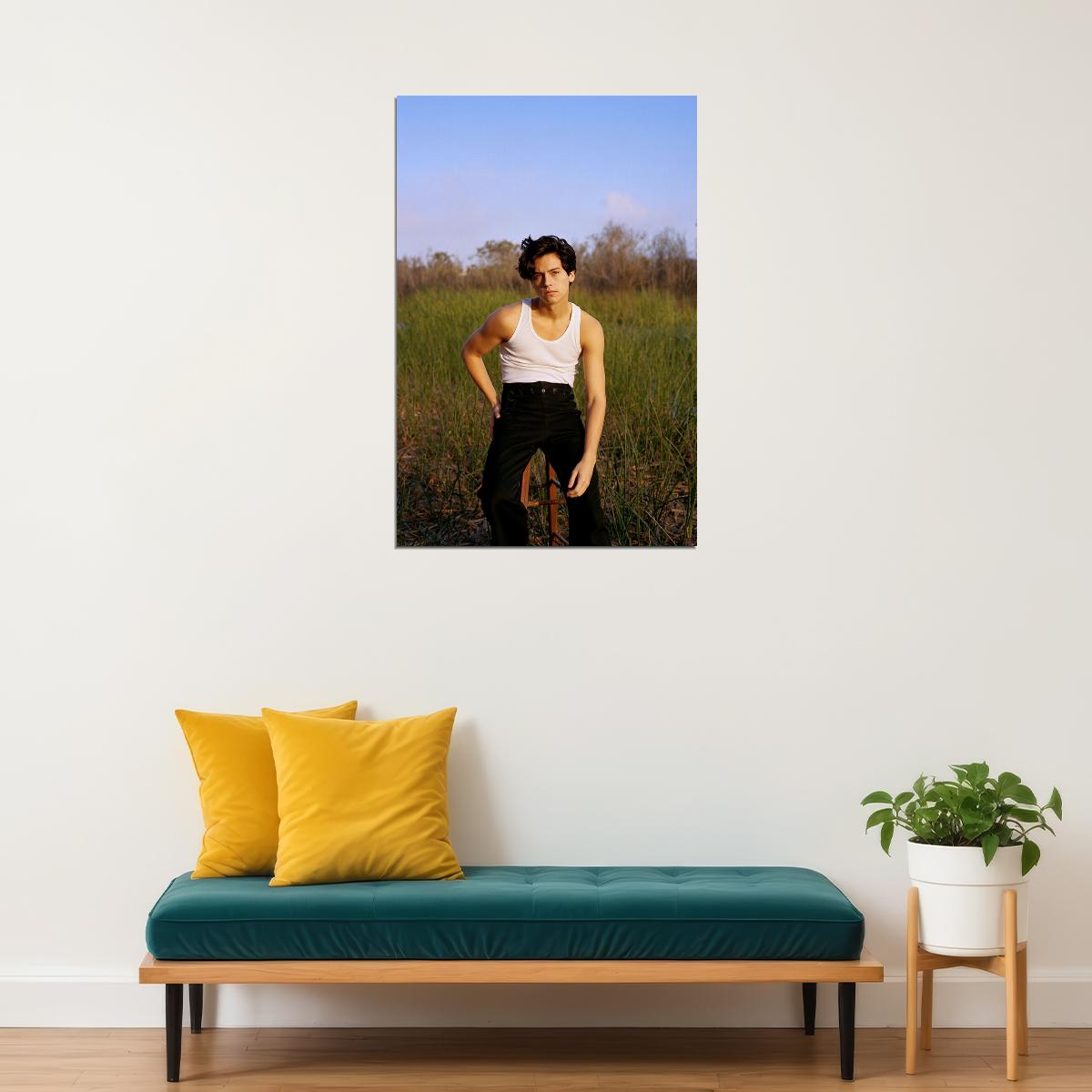 Cole Sprouse Actress Artist Actor Poster Wall Art Print Home Wall Decor - xonomax