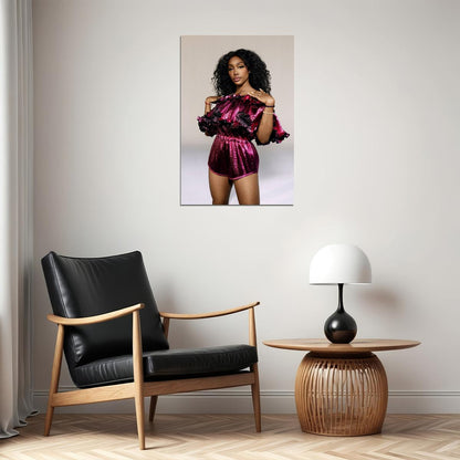 Sza Usa Hip Hop Rap Music Singer Star Musician Poster Wall Art Print Home Wall Decor - xonomax