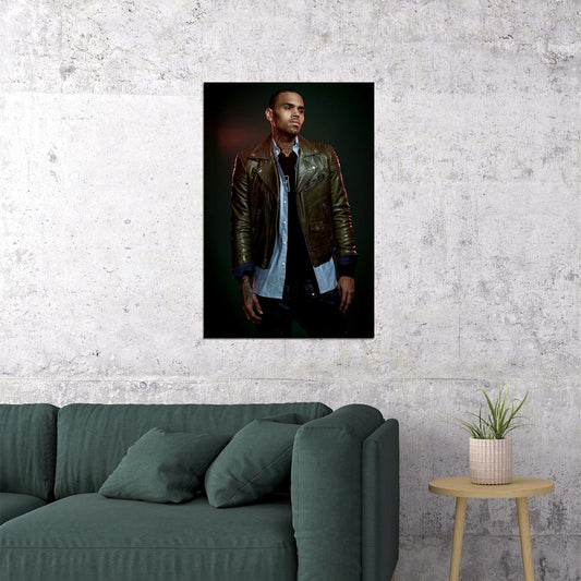 Chris Brown Singer Star Rapper Dancer Poster Wall Art Print Home Wall Decor - xonomax