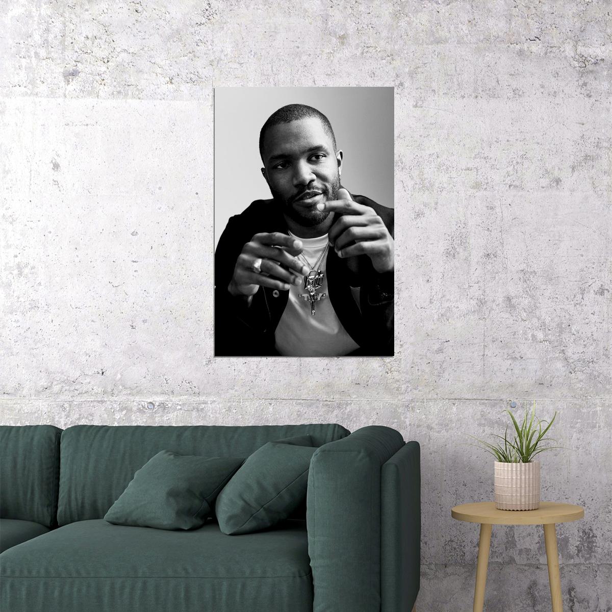 Frank Ocean Music Super Star Songwriter Singer Poster Wall Art Print Home Wall Decor - xonomax