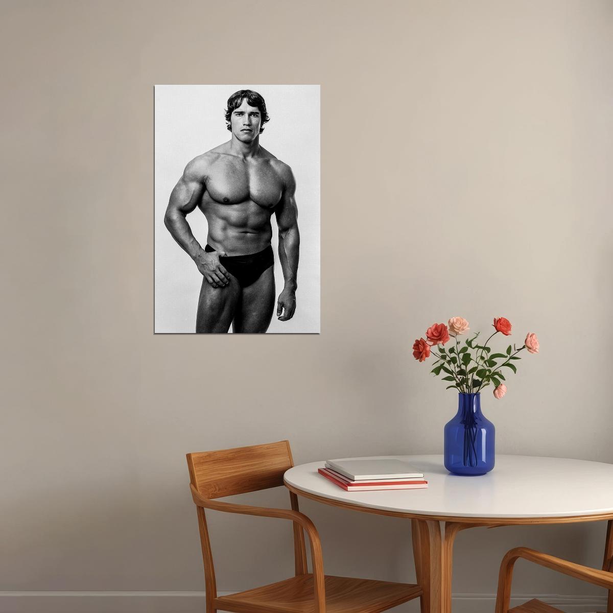 Arnold Schwarzenegger Bodybuilding Fitness Gym Poster Wall Art Print Home Wall Decor - xonomax
