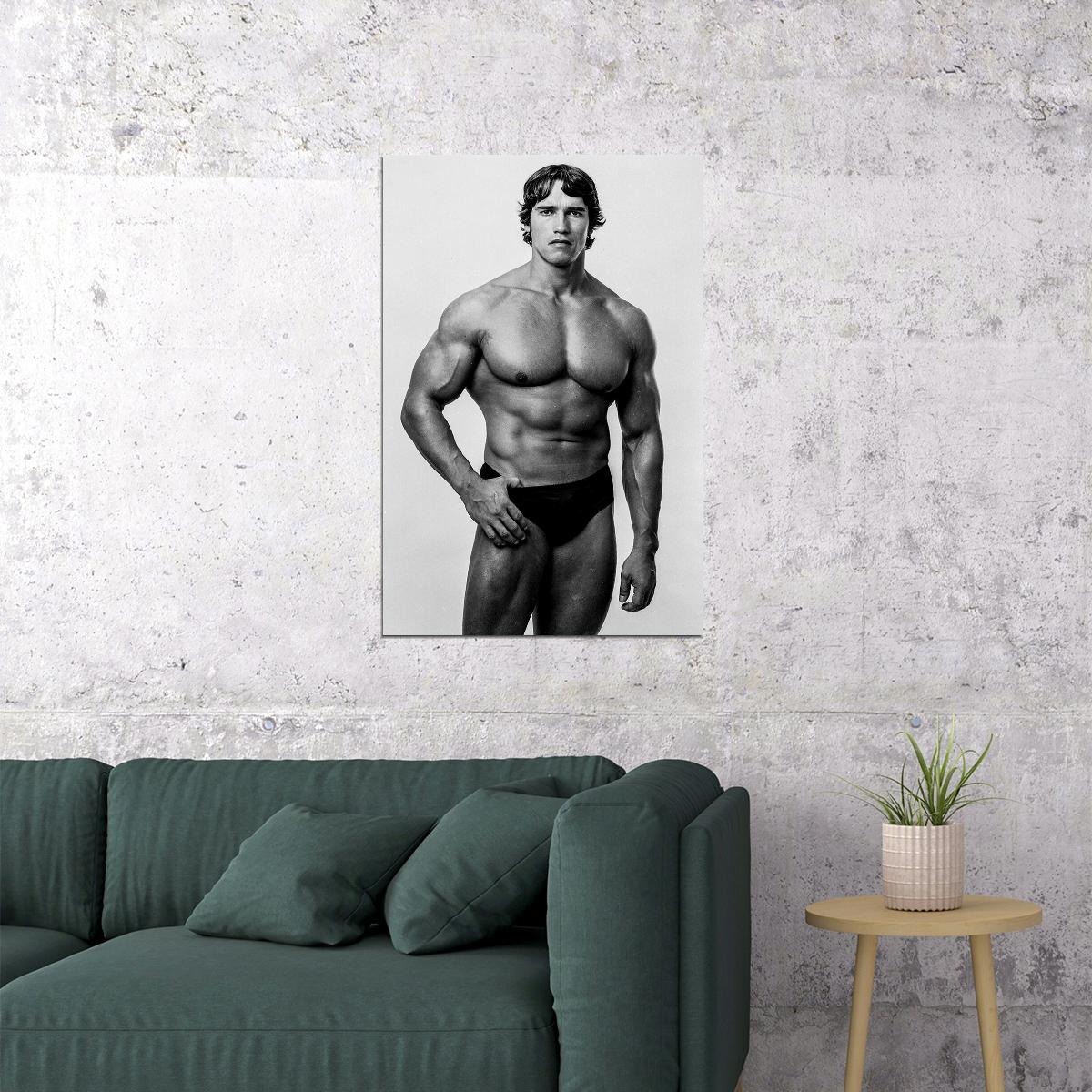 Arnold Schwarzenegger Bodybuilding Fitness Gym Poster Wall Art Print Home Wall Decor - xonomax