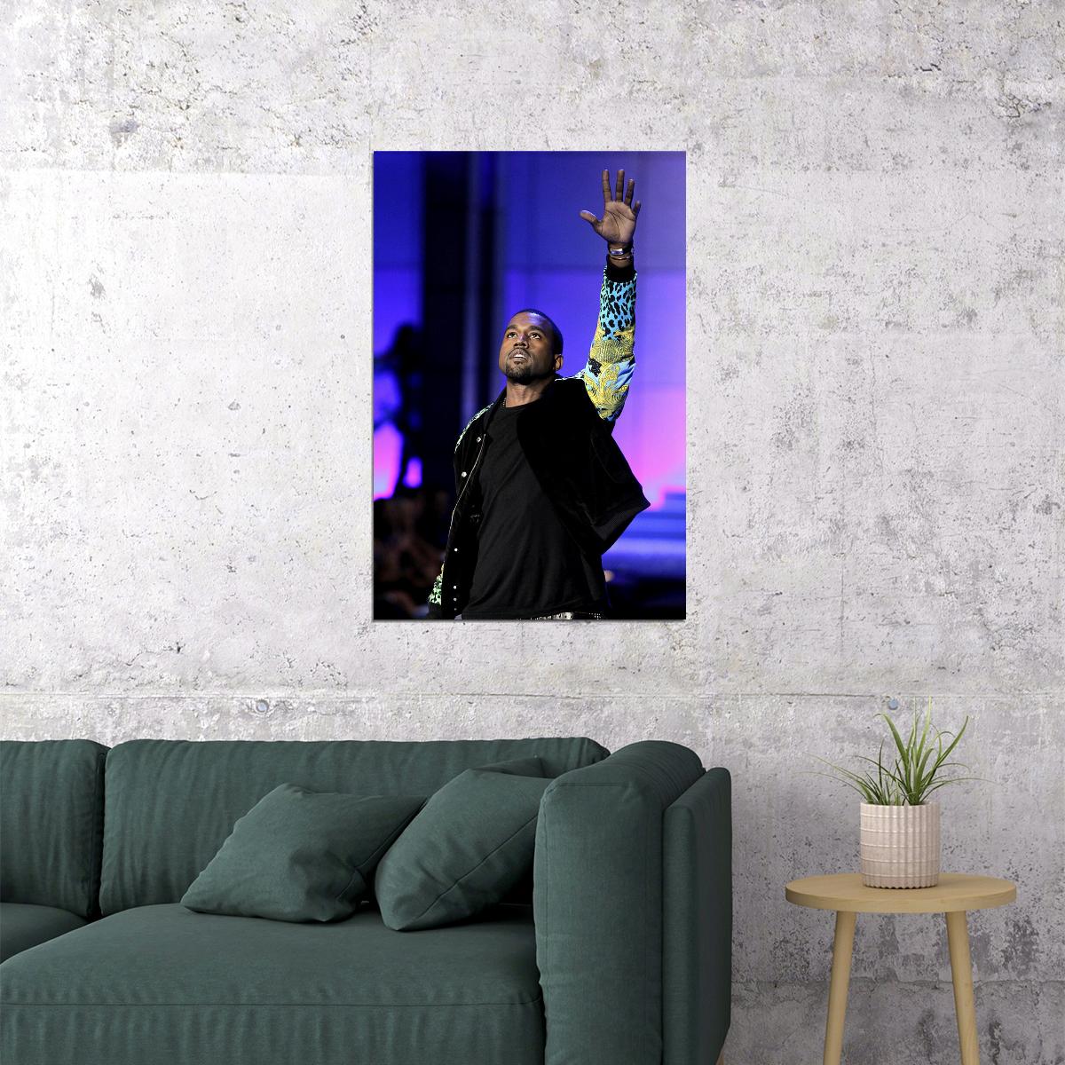 Kanye West Tour Grammy Rap Hip Hop Music Cover Poster Wall Art Print Home Wall Decor - xonomax