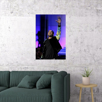 Kanye West Tour Grammy Rap Hip Hop Music Cover Poster Wall Art Print Home Wall Decor - xonomax