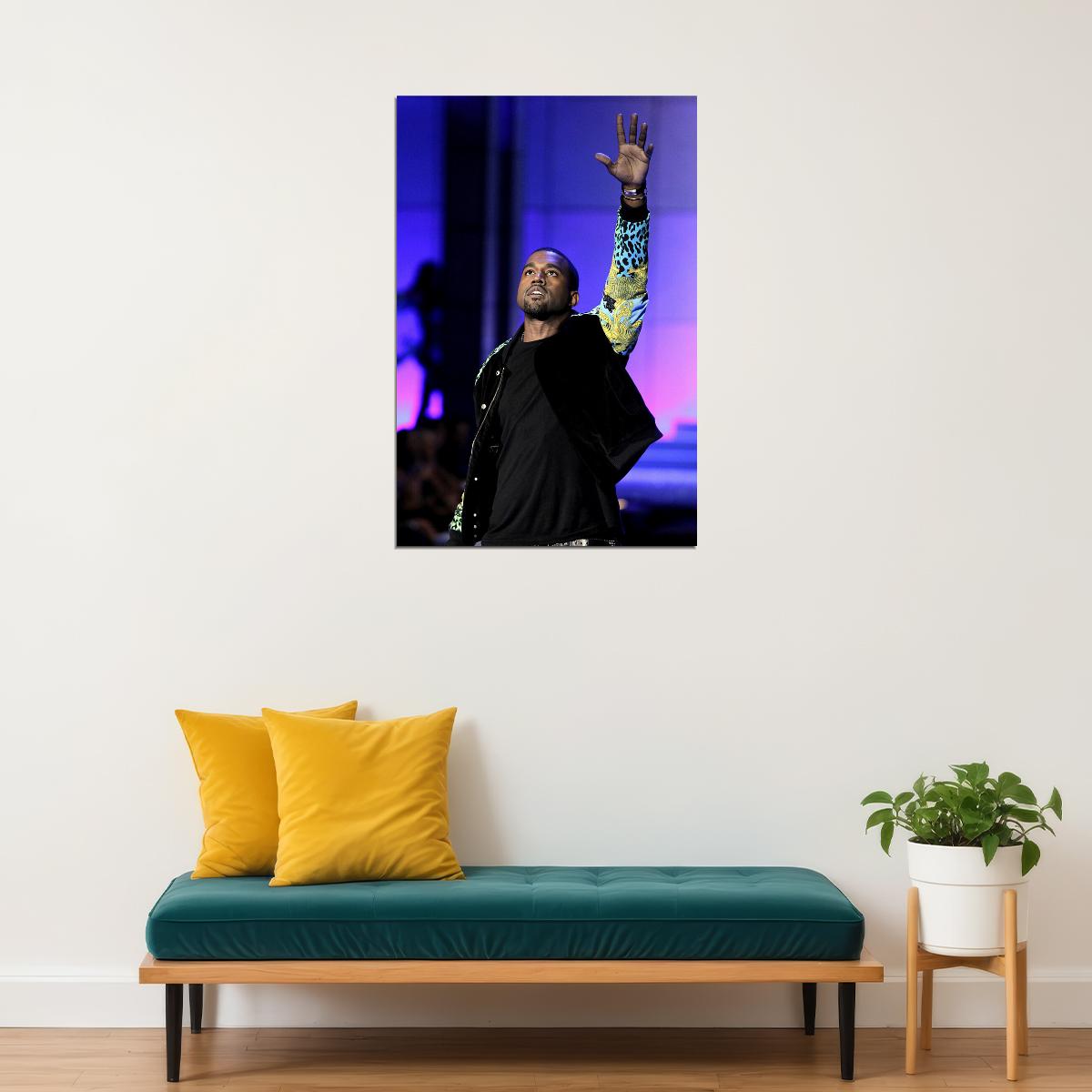 Kanye West Tour Grammy Rap Hip Hop Music Cover Poster Wall Art Print Home Wall Decor - xonomax