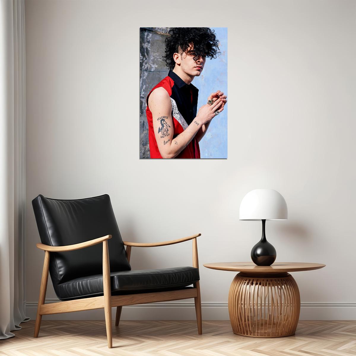 Matt Healy The 1975 Rock Music Band Stars Poster Wall Art Print Home Wall Decor - xonomax