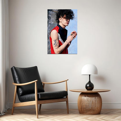 Matt Healy The 1975 Rock Music Band Stars Poster Wall Art Print Home Wall Decor - xonomax