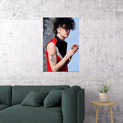 Matt Healy The 1975 Rock Music Band Stars Poster Wall Art Print Home Wall Decor - xonomax