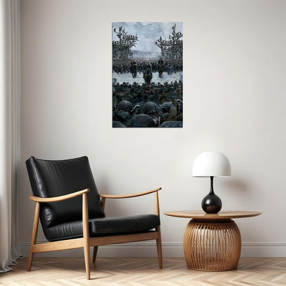 War For The Planet Of The Apes 2017 Snow Movie Poster Wall Art Print Home Wall Decor - xonomax