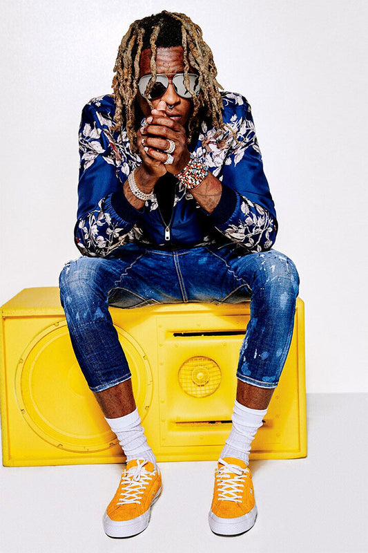 Young Thug Rap Hip Hop Music Singer Artist Poster Wall Art Print Home Wall Decor - xonomax