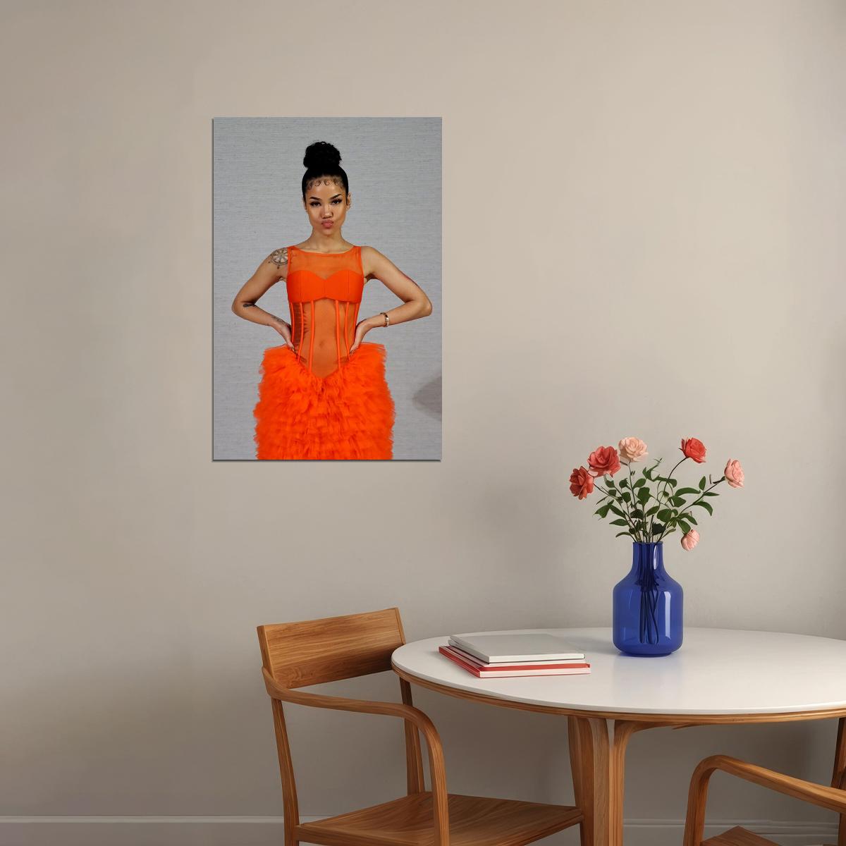 Jhene Aiko Trip Music Cover Songwriter Singer Poster Wall Art Print Home Wall Decor - xonomax