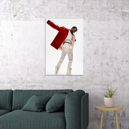 Travis Scott Rap Hip Hop Music Famous Singer Poster Wall Art Print Home Wall Decor - xonomax