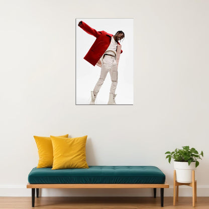 Travis Scott Rap Hip Hop Music Famous Singer Poster Wall Art Print Home Wall Decor - xonomax