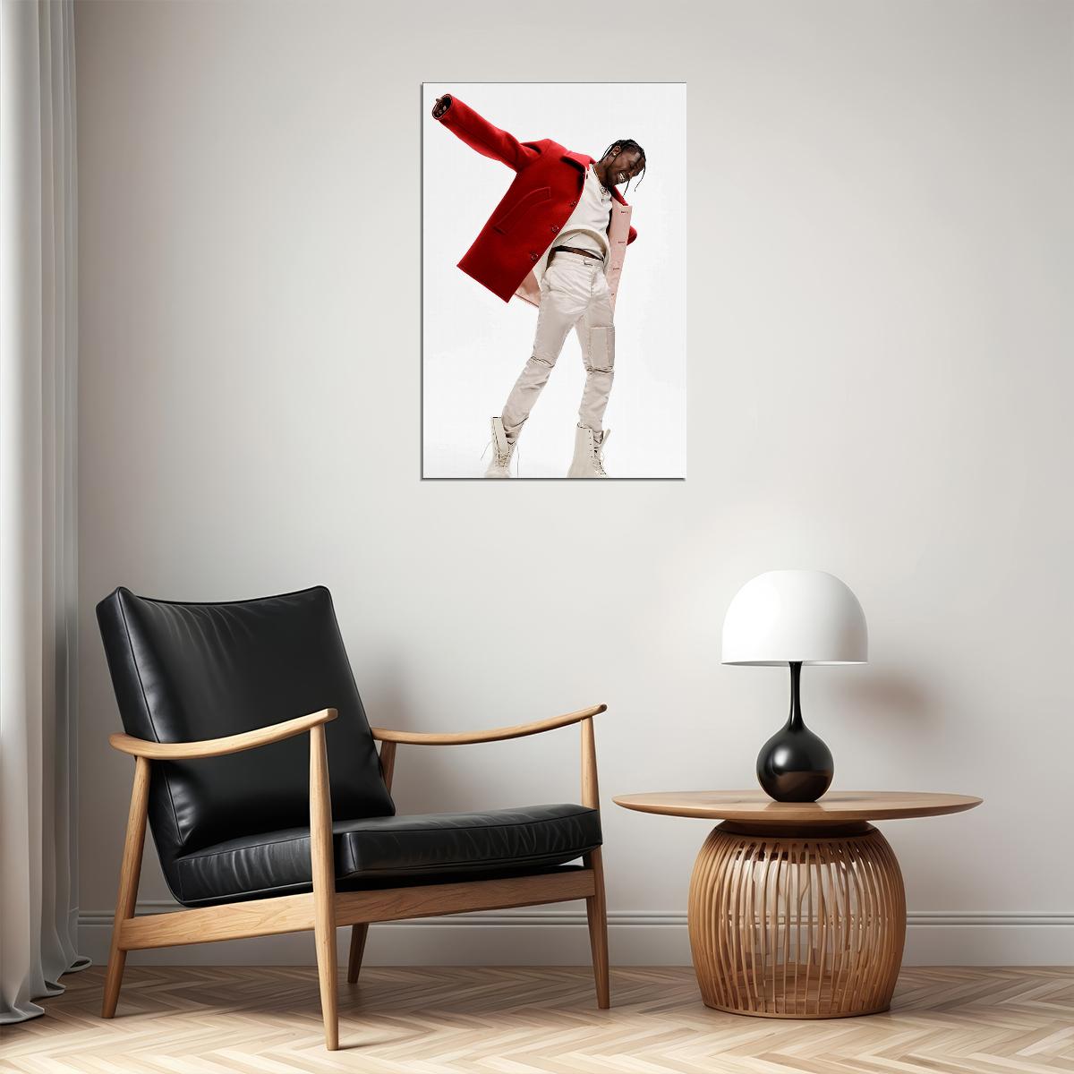 Travis Scott Rap Hip Hop Music Famous Singer Poster Wall Art Print Home Wall Decor - xonomax