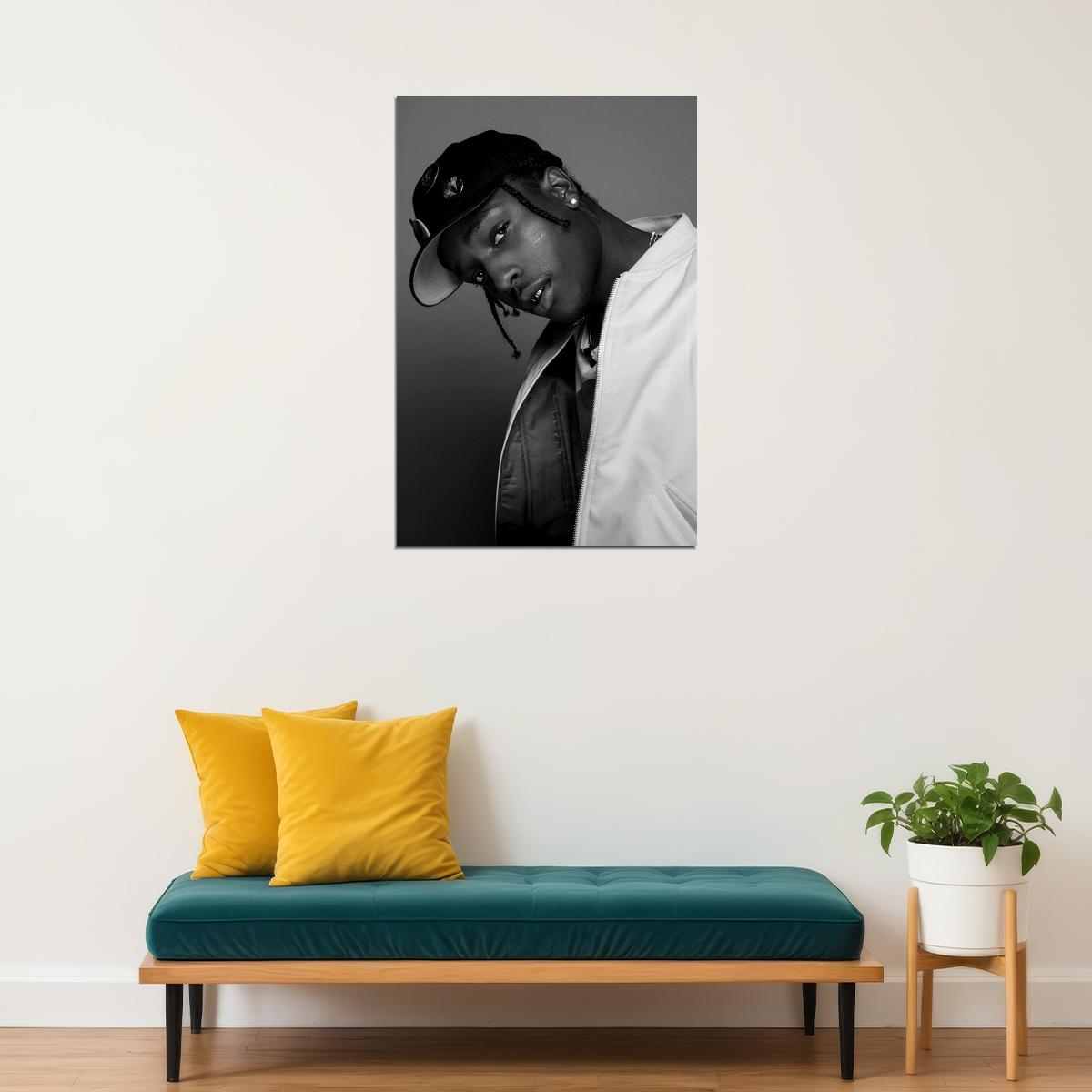 Asap Rocky Rapper Music Video Director Singer Poster Wall Art Print Home Wall Decor - xonomax