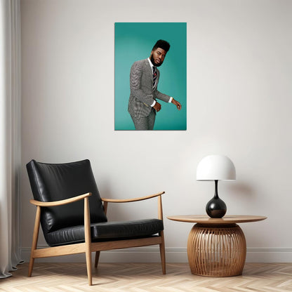 Khalid Rapper Music Artist American Singer Poster Wall Art Print Home Wall Decor - xonomax