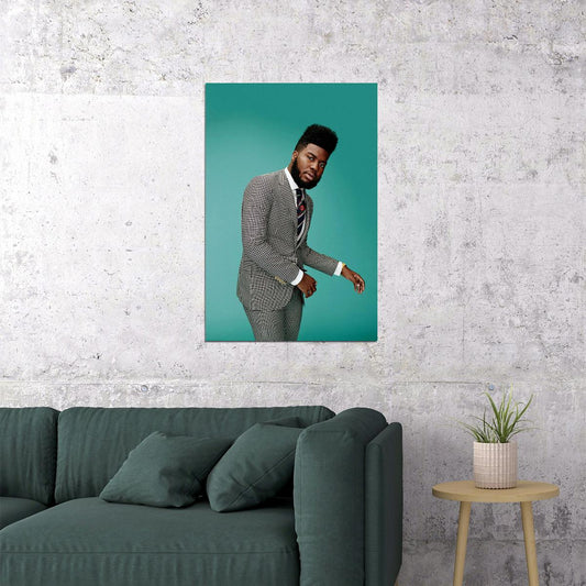 Khalid Rapper Music Artist American Singer Poster Wall Art Print Home Wall Decor - xonomax