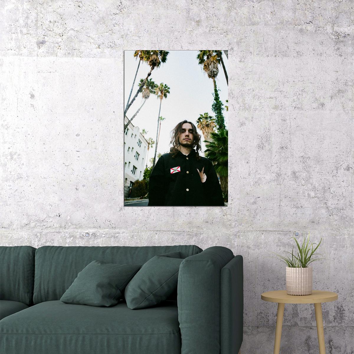 Kevin Pouya Rap Music Singer Songwriter Rapper Poster Wall Art Print Home Wall Decor - xonomax