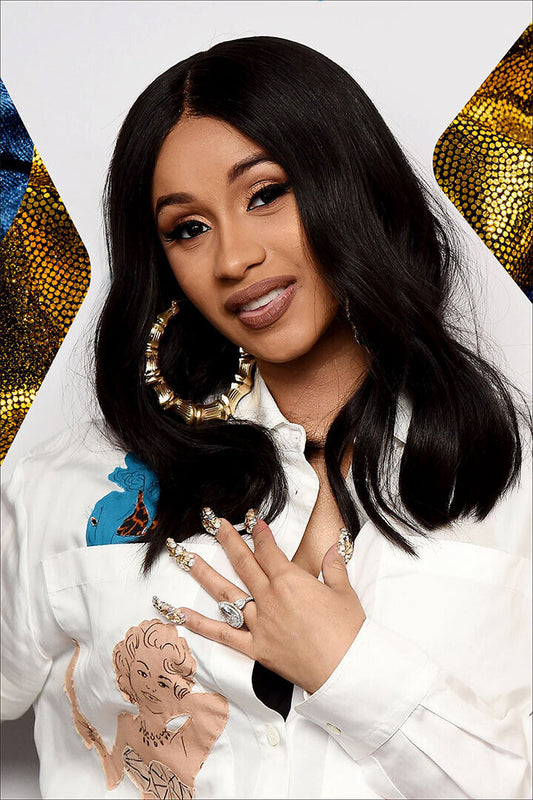Cardi B American Fashion Female Rapper Attractive Poster Wall Art Print Home Wall Decor - xonomax