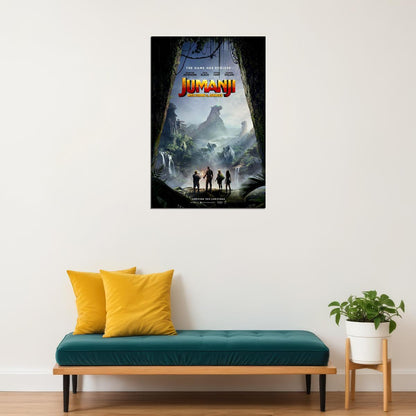 Jumanji Welcome To The Jungle Movie Comedy Poster Wall Art Print Home Wall Decor - xonomax