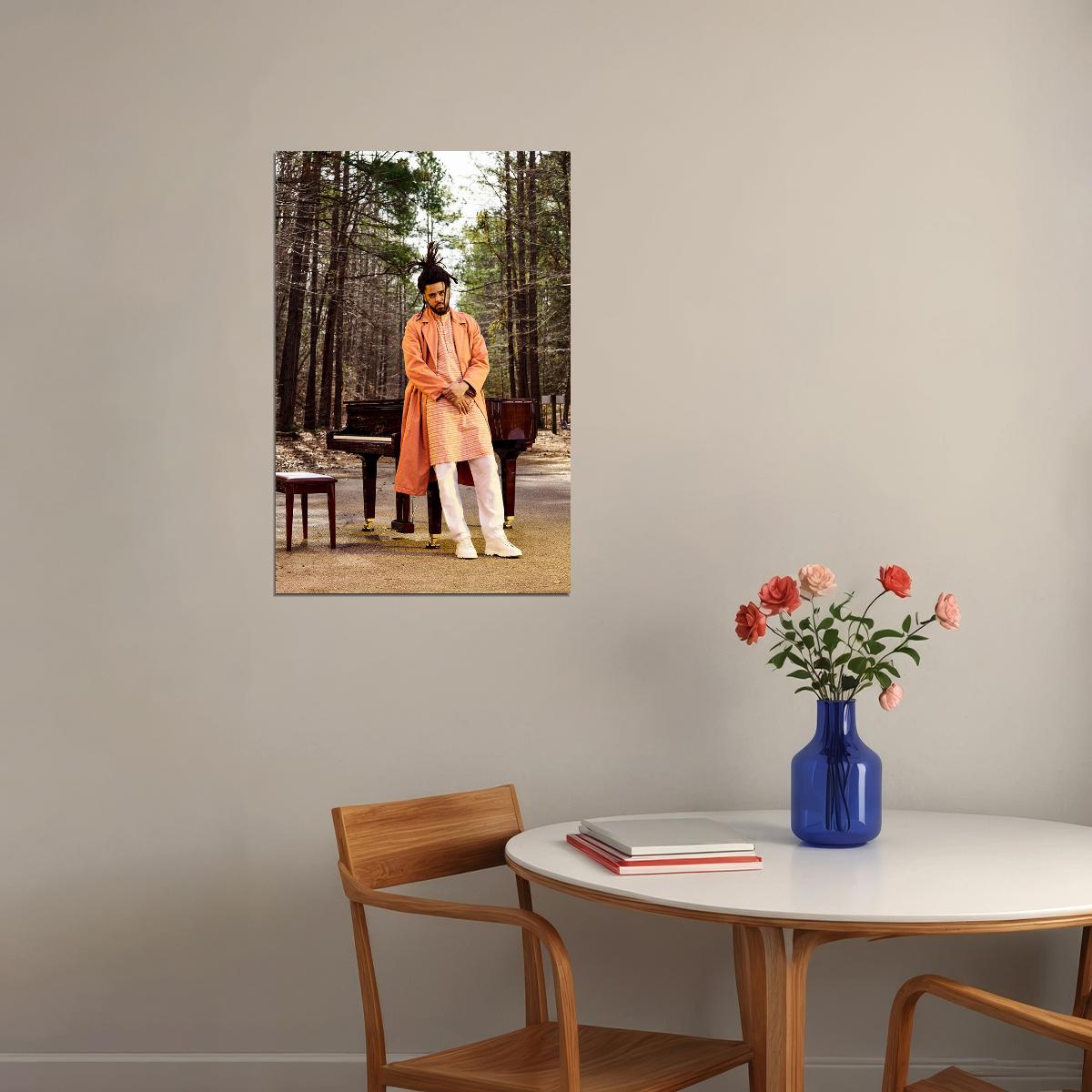 J Cole Music Star Classic Producer Poster Wall Art Print Home Wall Decor - xonomax