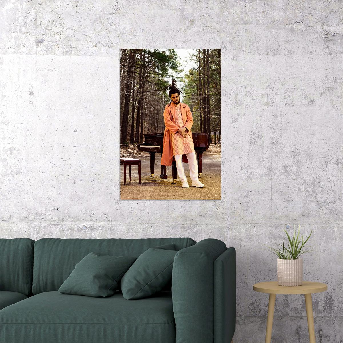 J Cole Music Star Classic Producer Poster Wall Art Print Home Wall Decor - xonomax