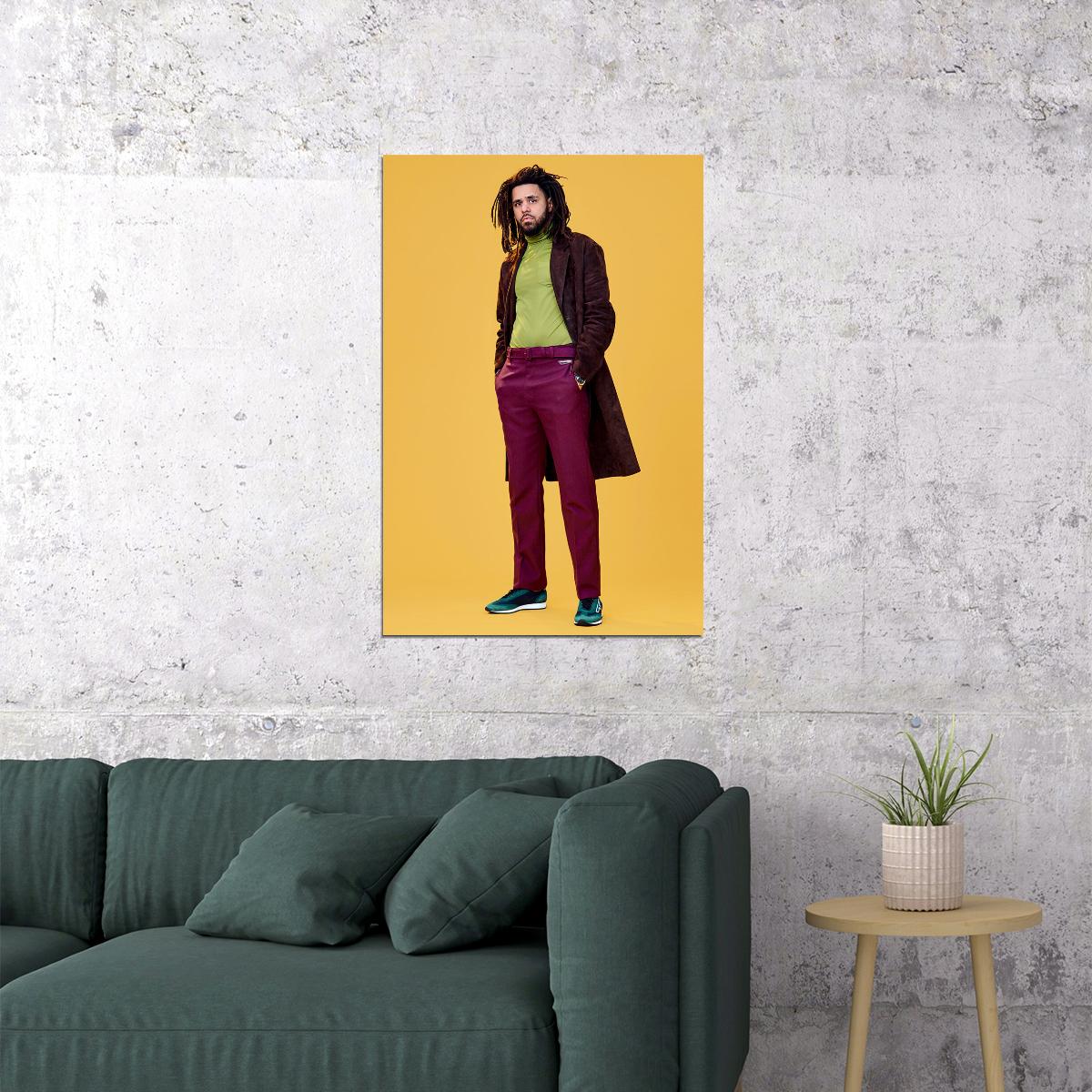 J Cole Music Star Classic Musician Poster Wall Art Print Home Wall Decor - xonomax