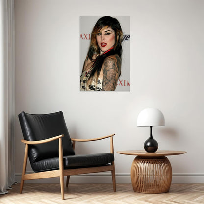 Kat Von D Tattoo Artist Writer Poster Wall Art Print Home Wall Decor - xonomax