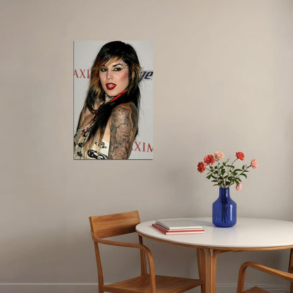 Kat Von D Tattoo Artist Writer Poster Wall Art Print Home Wall Decor - xonomax
