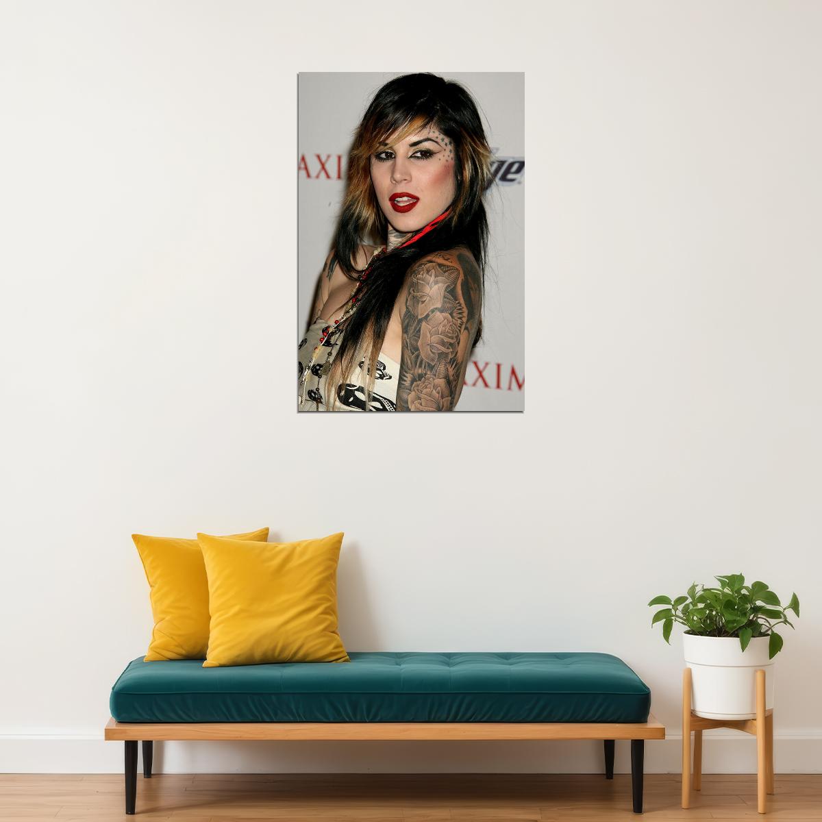 Kat Von D Tattoo Artist Writer Poster Wall Art Print Home Wall Decor - xonomax