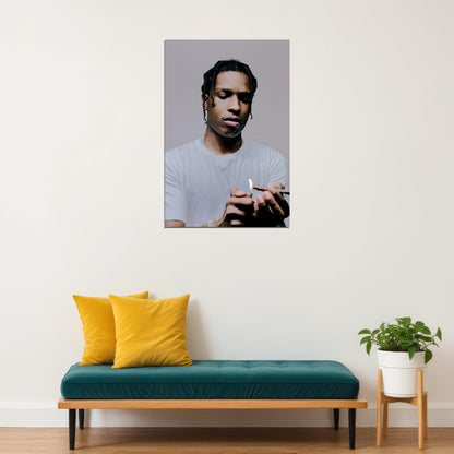 Asap Rapper Famous Music Artist Singer Poster Wall Art Print Home Wall Decor - xonomax