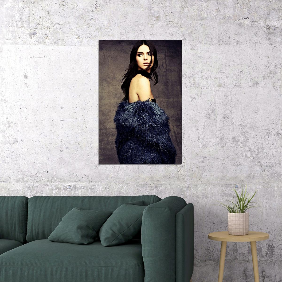 Kendall Jenner Sexy Star Model Girl Brand Founder Poster Wall Art Print Home Wall Decor - xonomax